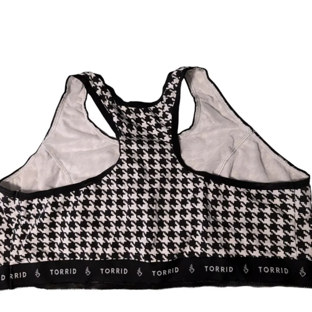 Women's Torrid Lightly Lined Rib Henley Bralette, Size 2